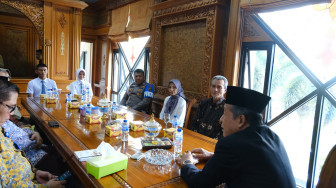 Abdullah Sani Undang Rahma Az Zahra dan Alfadillah Zaid Fahrurozizki ke Kantor Gubernur Jambi